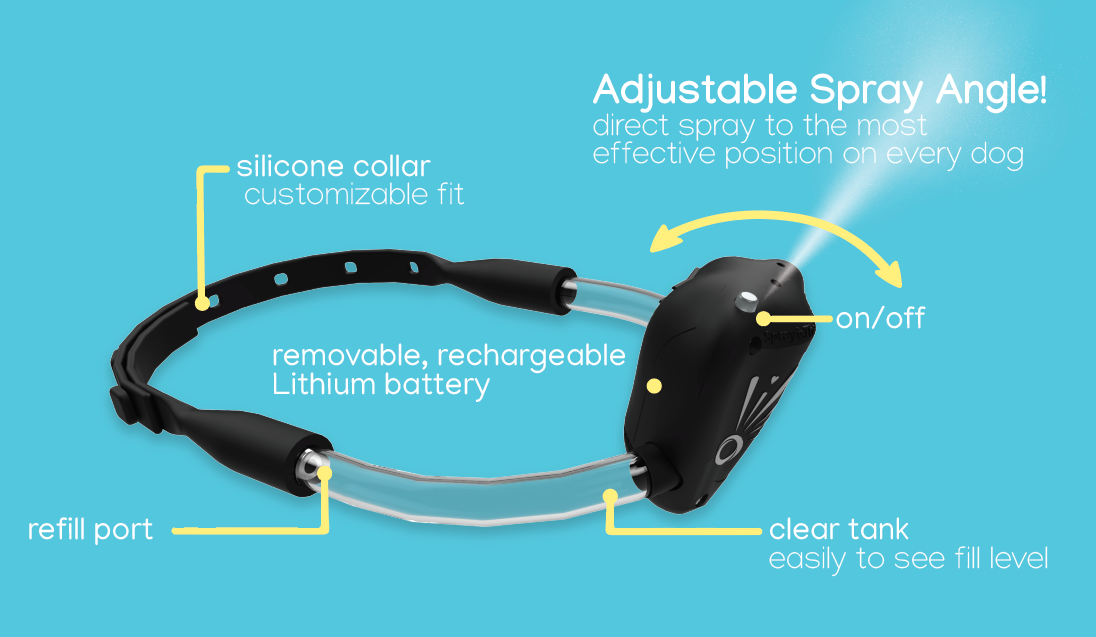 SPRAY BARK COLLAR M-XL