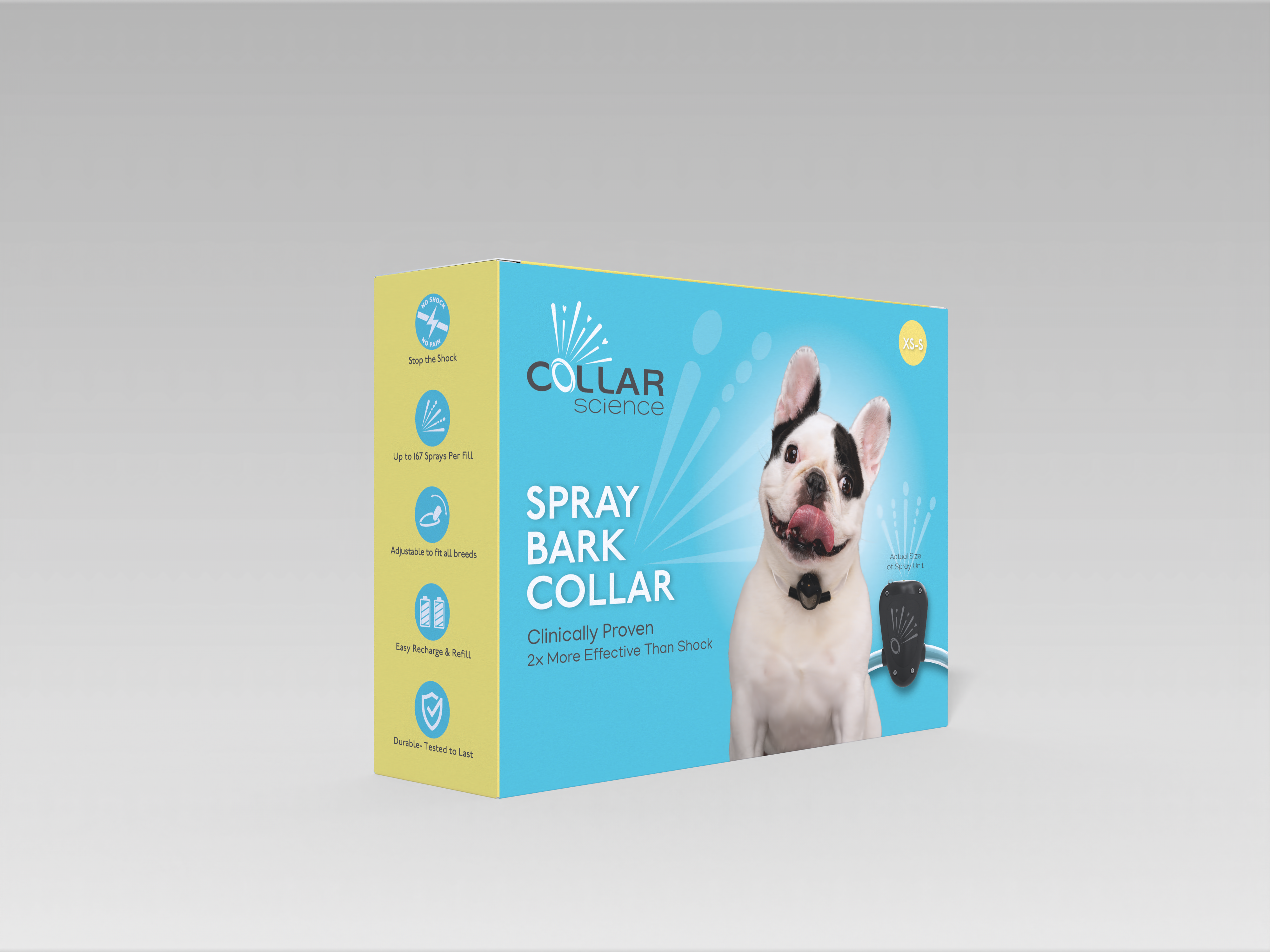 SPRAY BARK COLLAR XS-S